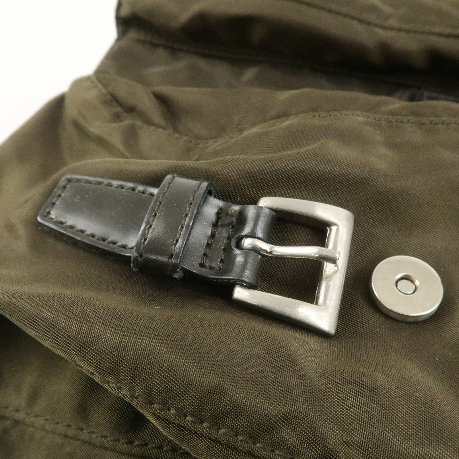 Prada Backpack - Khaki, Nylon and Leather