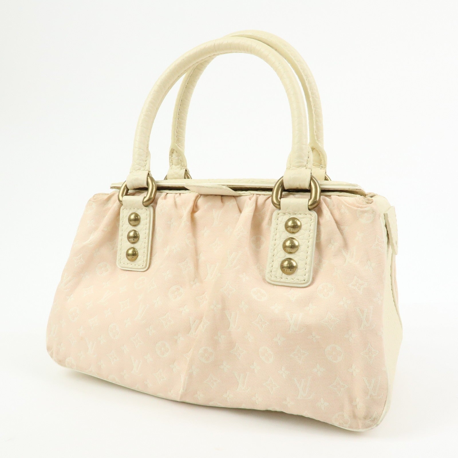 Louis Vuitton Hand Bag - Rose, Monogram Mini Lin Canvas