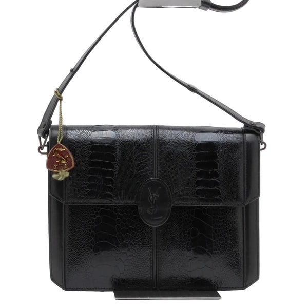 Saint Laurent YSL Envelope Shoulder Bag - Black, Leather