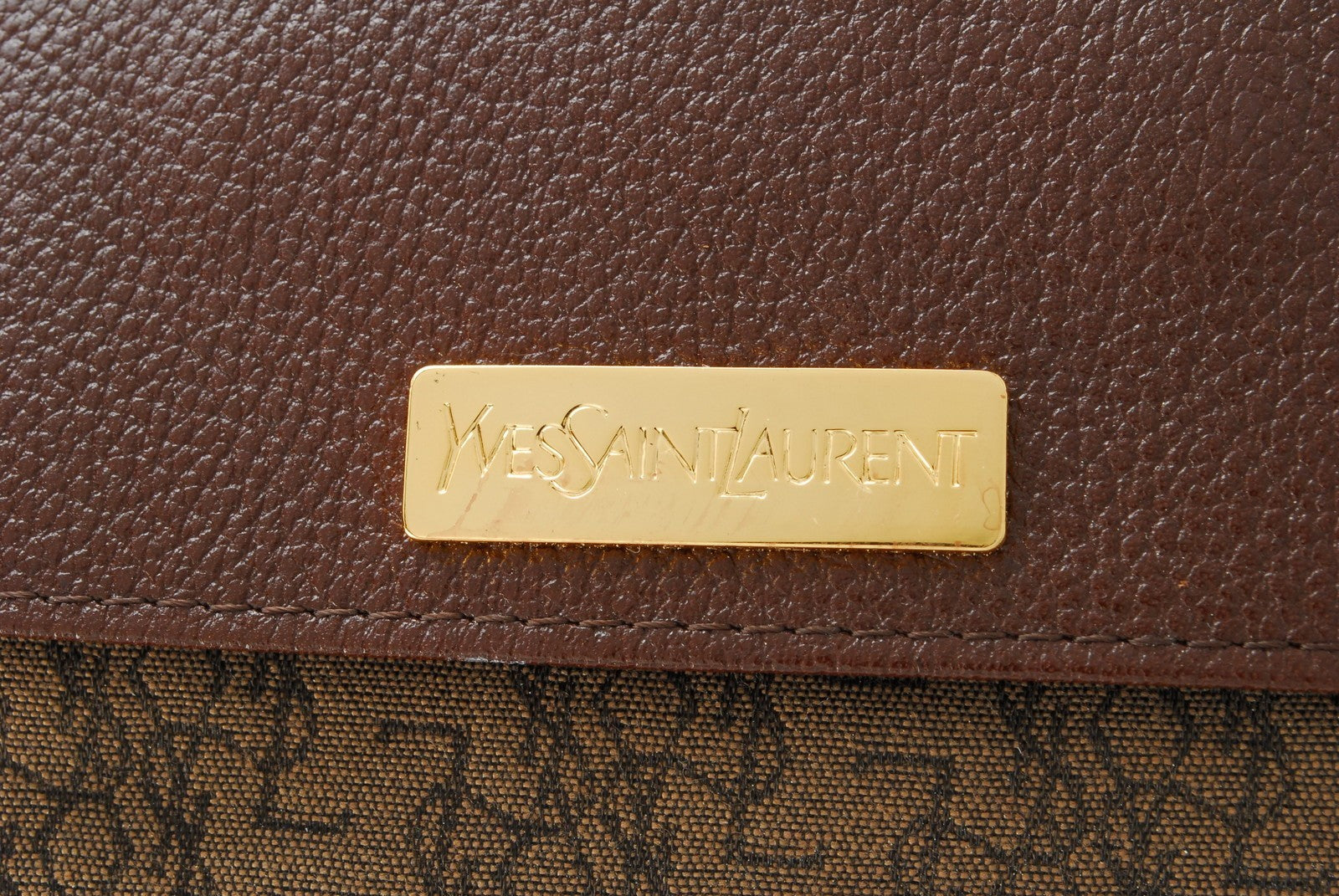 Saint Laurent Vintage Shoulder Cross Body Bag - Brown, Leather