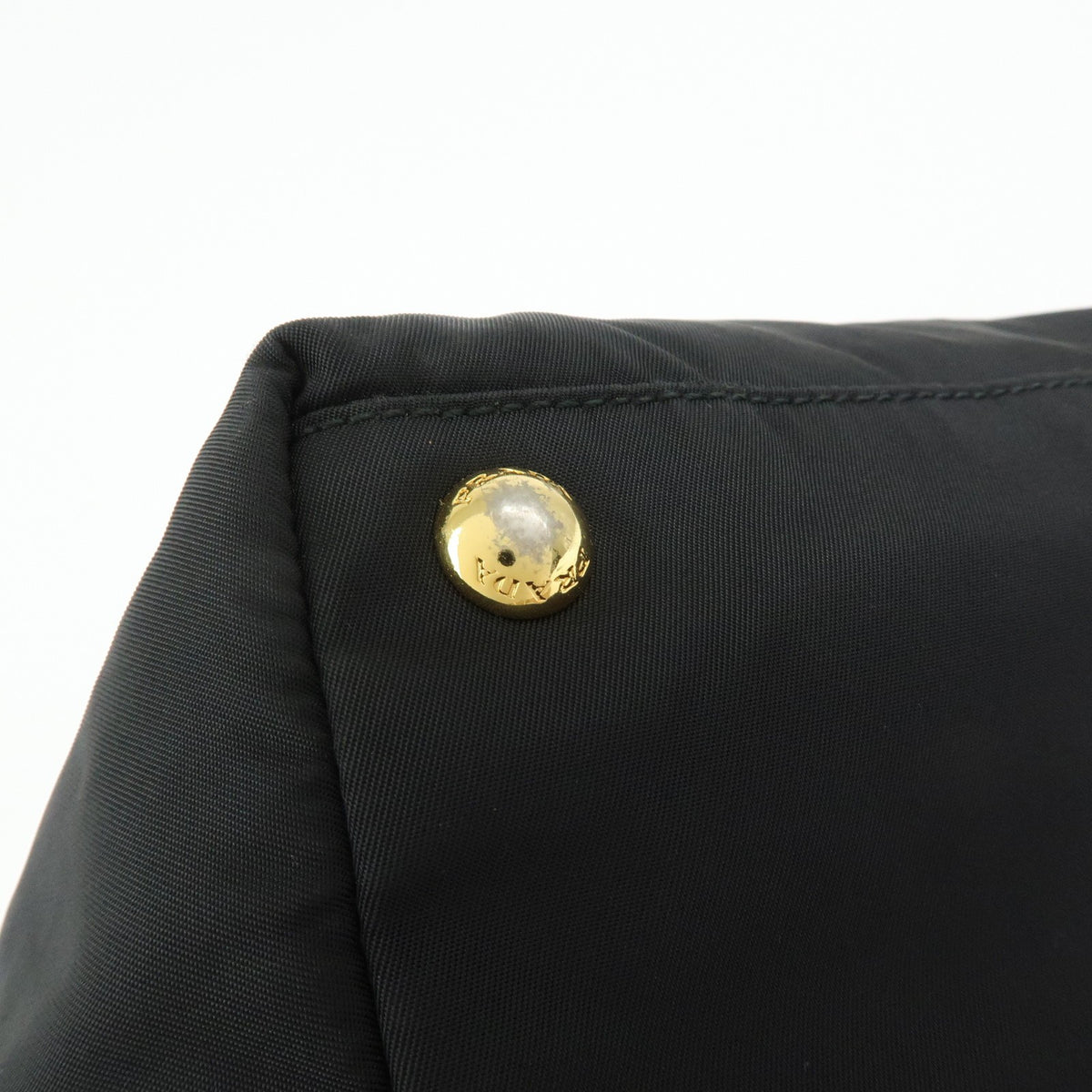Prada Hand Bag - Black, Nylon and Leather