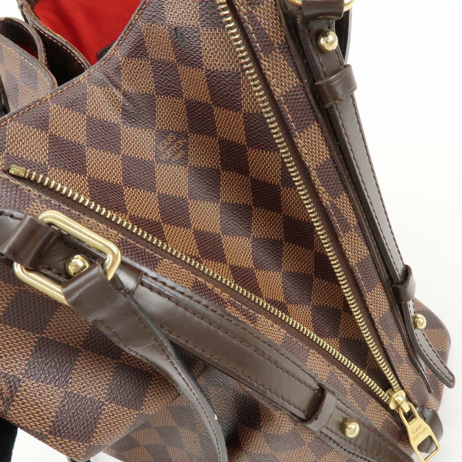 Louis Vuitton Damier Ebene Cabas Rivington Canvas Shoulder Bag