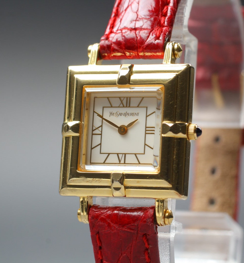 Yves Saint Laurent 5420-F46657 Wristwatch - White, Leather 