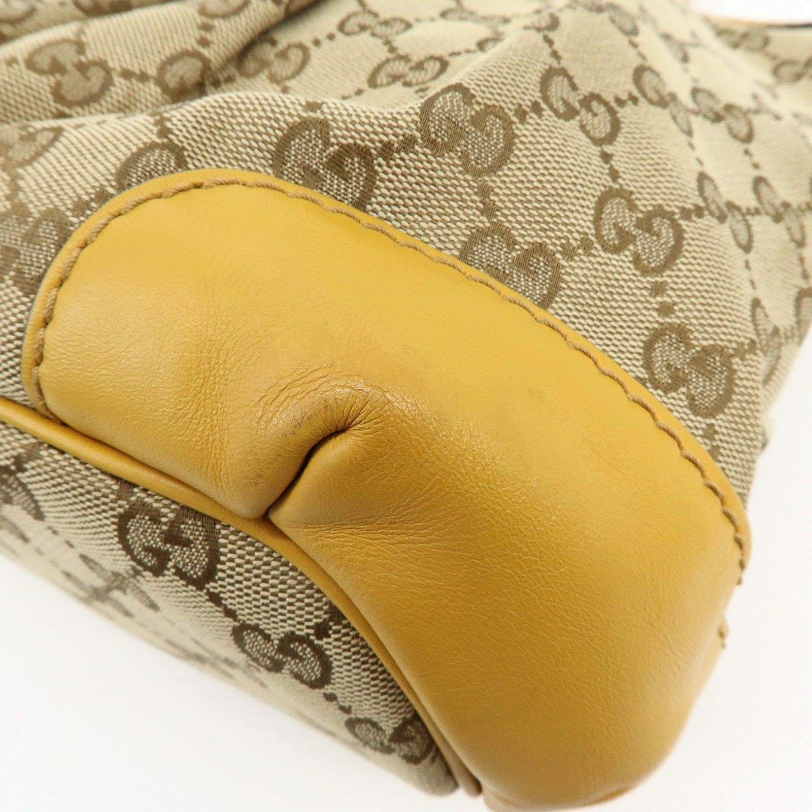 GUCCI Sukey Interlocking GG Canvas Leather 2Way Shoulder Bag