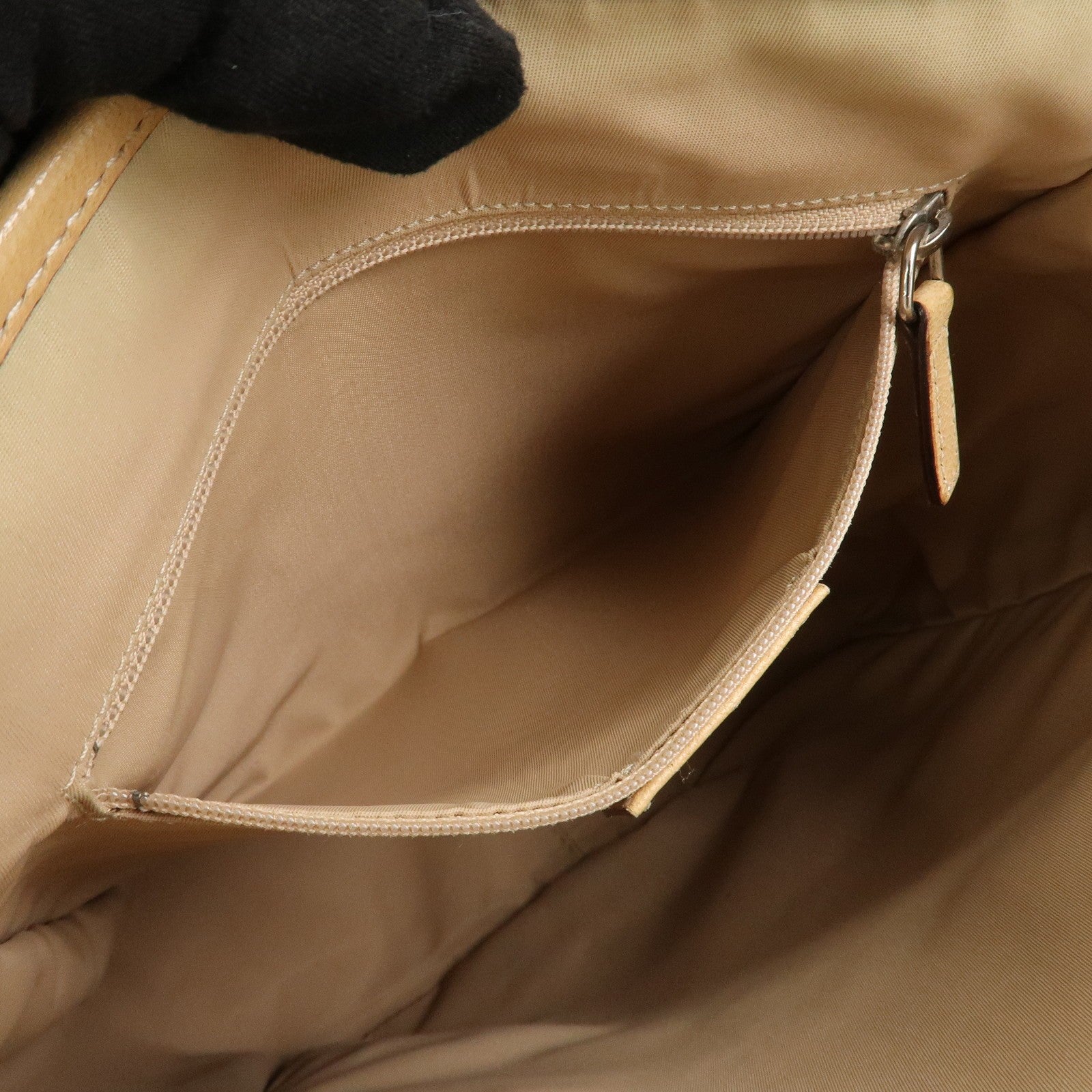 Christian Dior Trotter Tote Bag - Beige, Canvas 