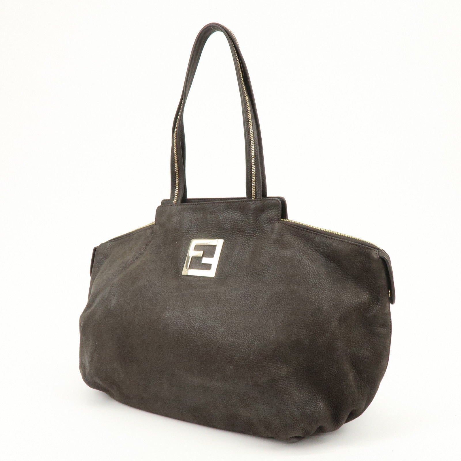 Fendi 8BR636 Tote Bag - Dark Brown, Leather 