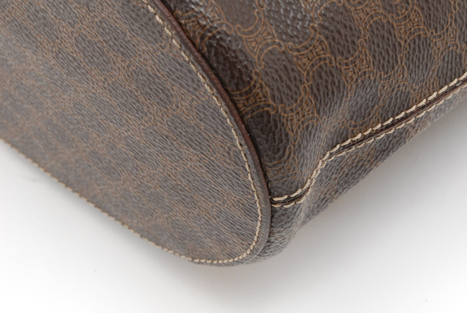 Celine Macadam Tote Bag - Brown, PVC Coated Canvas