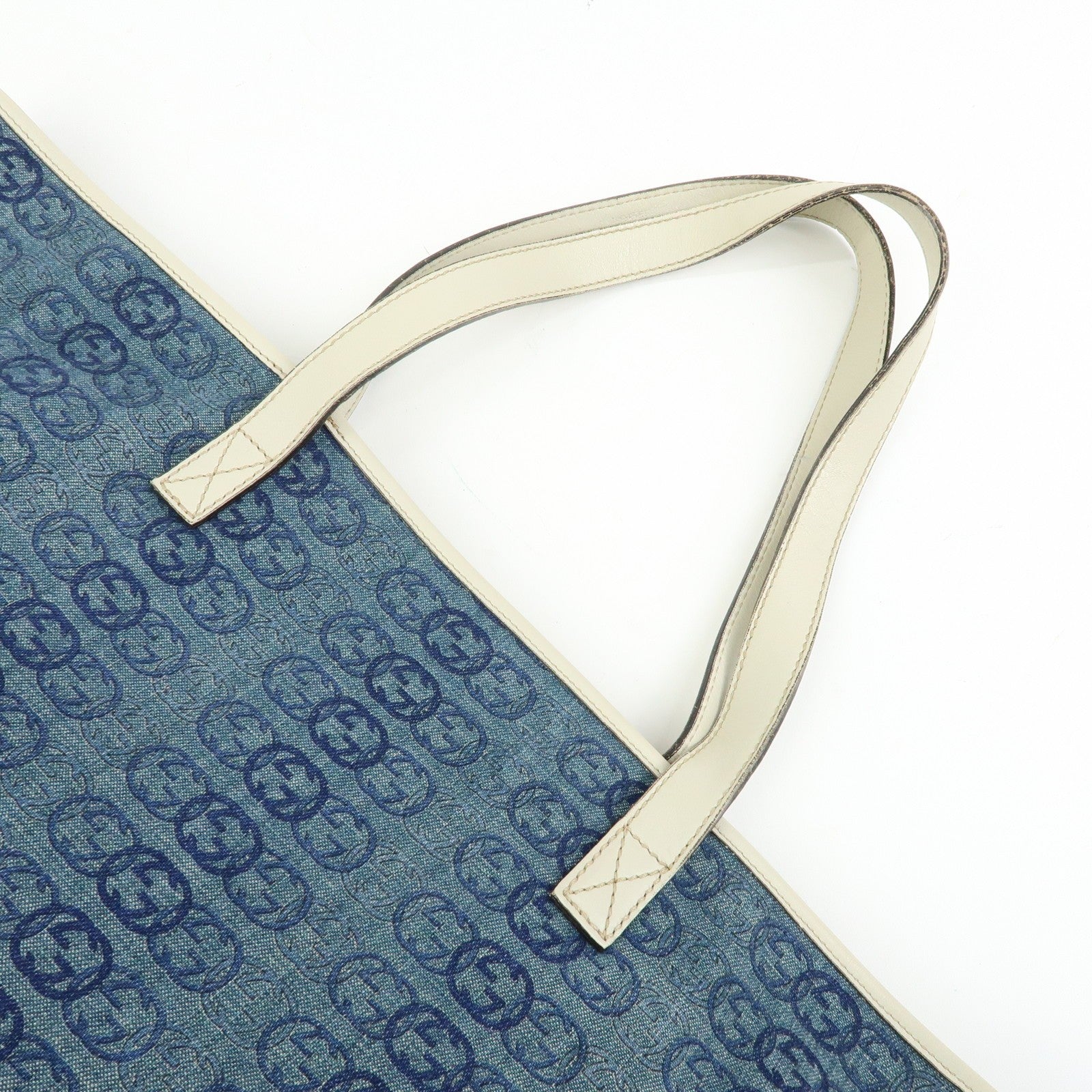 Gucci Tote Bag - Denim, GG Denim and Leather 