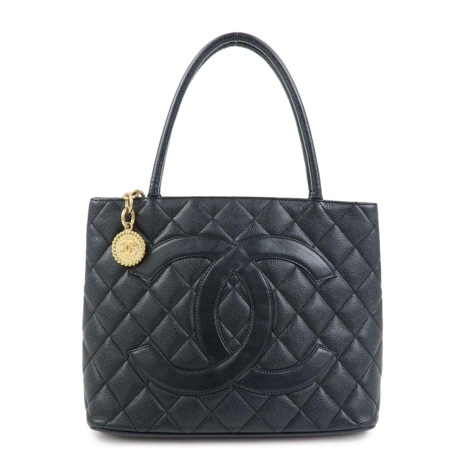 Chanel A01804 Tote Bag - Black, Caviar Skin