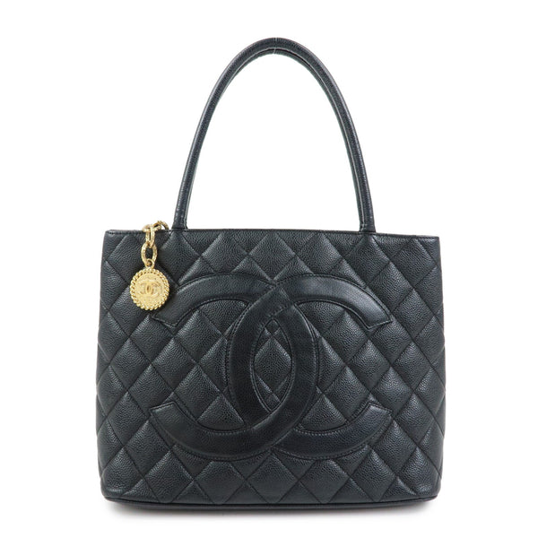 Chanel A01804 Tote Bag - Black, Caviar Skin