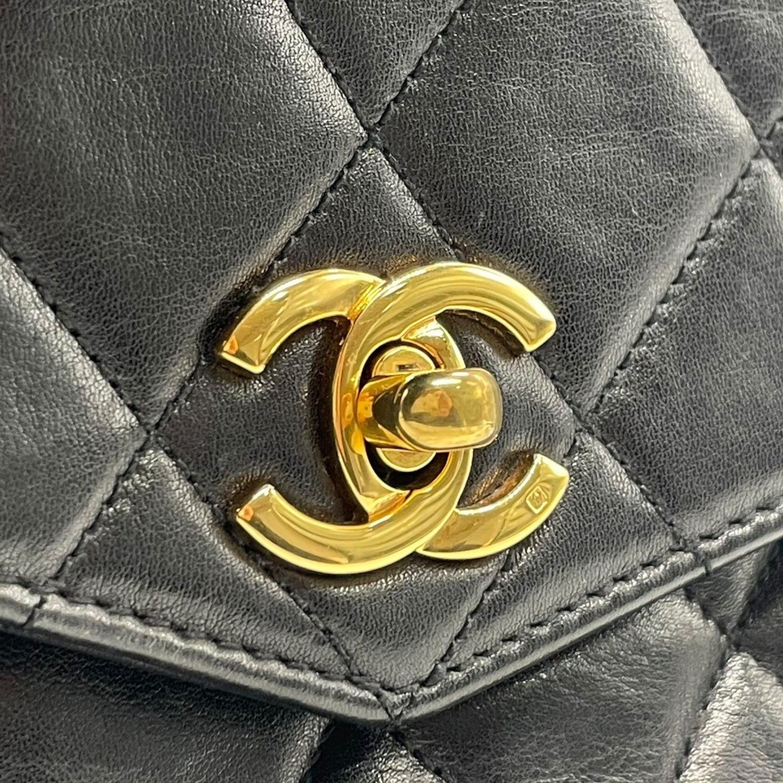 Chanel Matelasse Waist Pouch - Black, Leather
