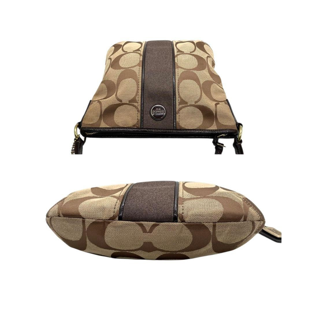 Coach Shoulder Bag - Brown, Canvas
