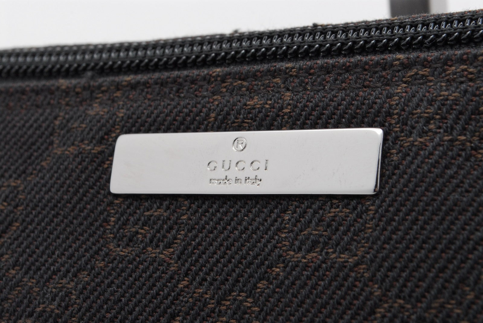 Gucci GG Accessory Pouch Purse - Black, Canvas 
