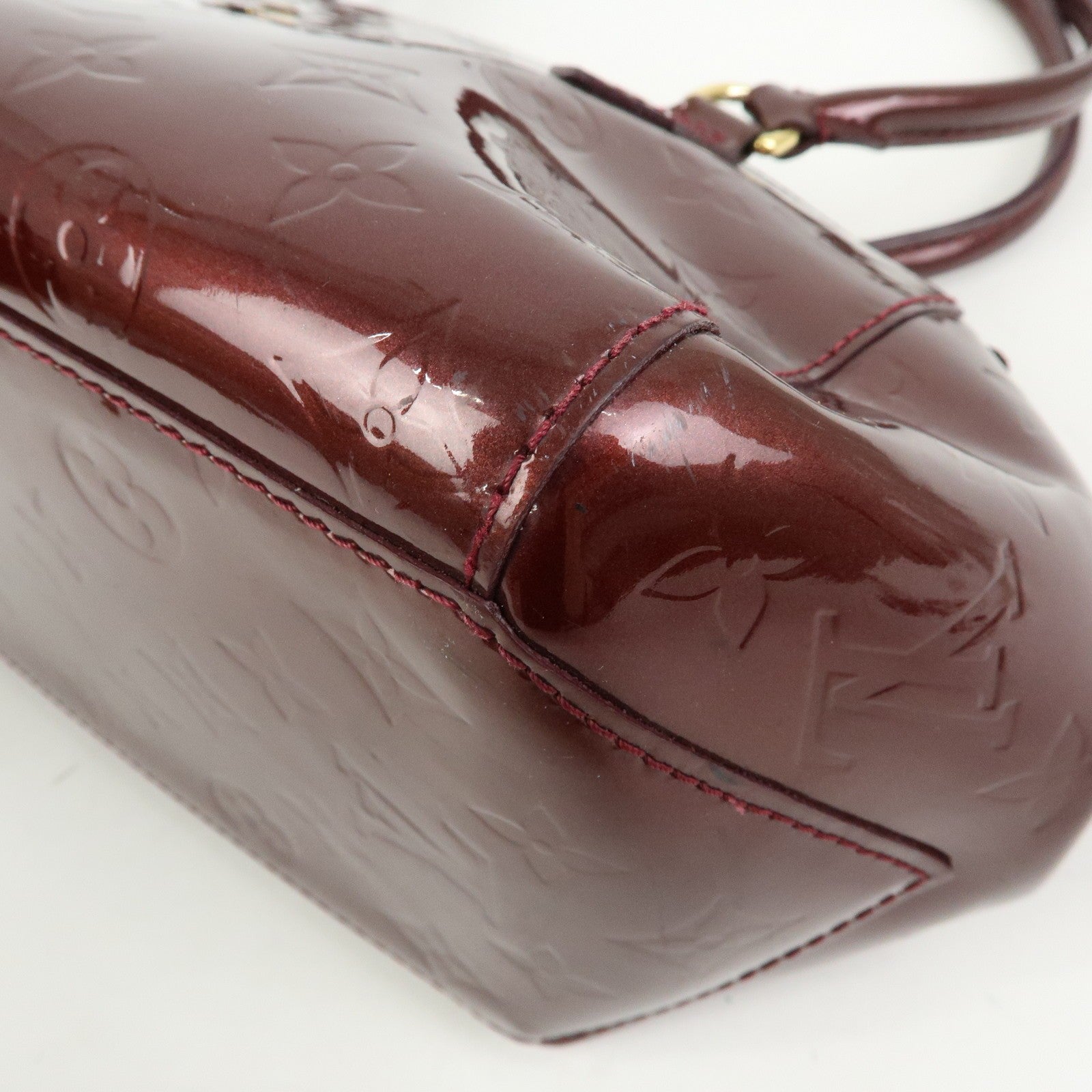 Louis Vuitton Boston Bag - Rouge Fauviste, Vernis Leather