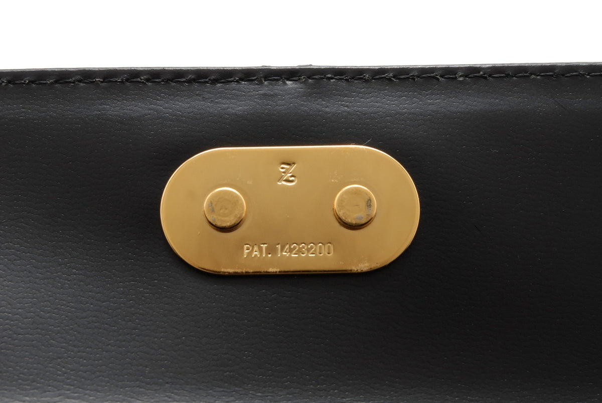 Saint Laurent Vintage Top Handle Handbag - Black, Leather