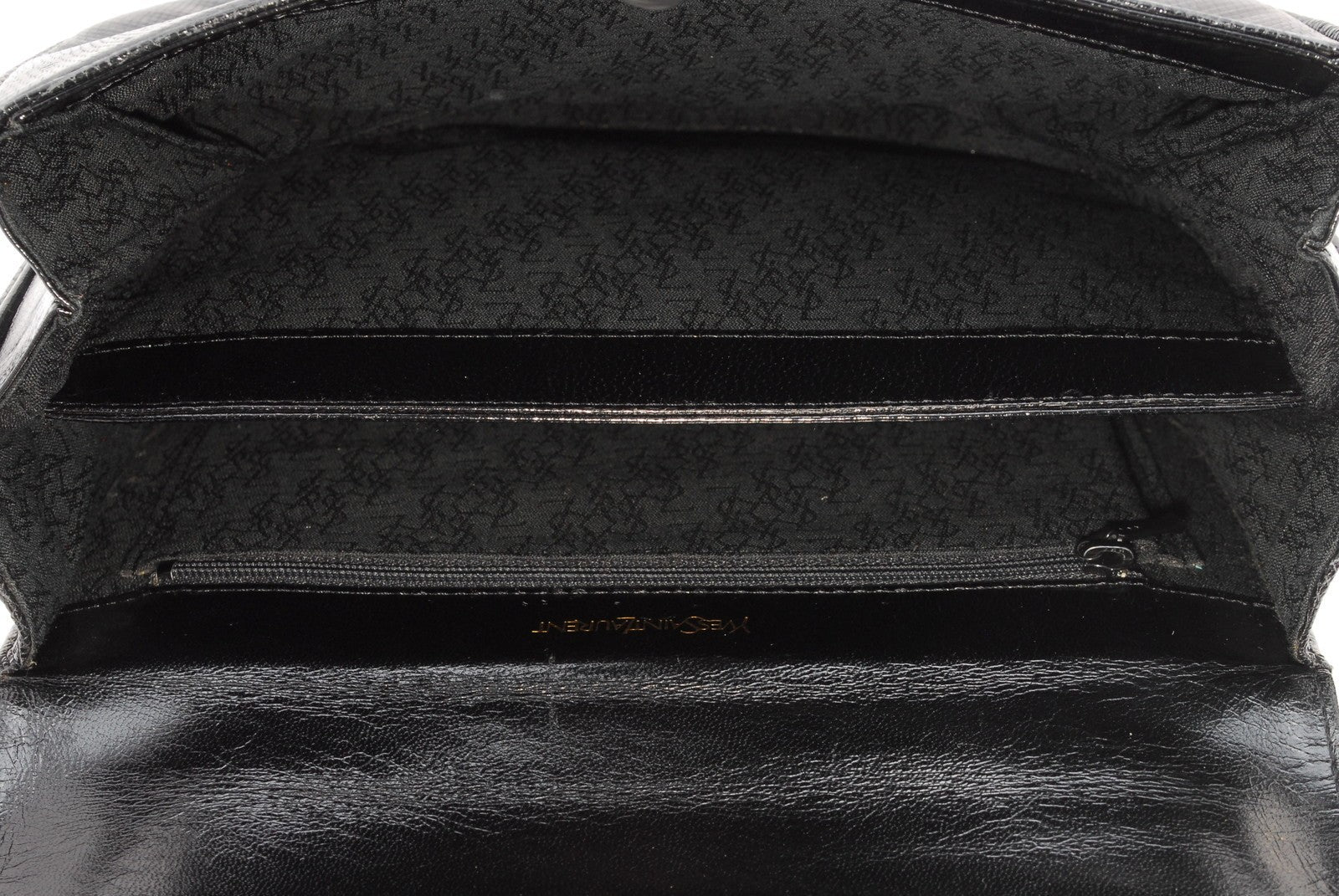 Saint Laurent Yves Shoulder Bag - Black, Leather 