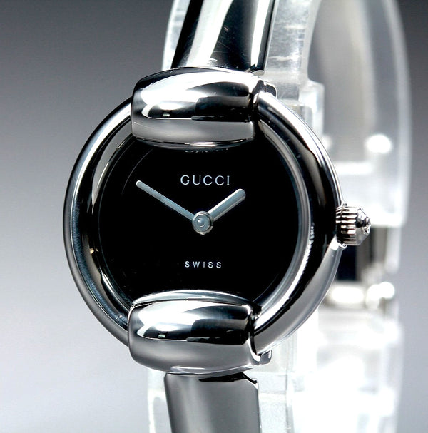 Gucci 1400L Watch - Black, Stainless Steel