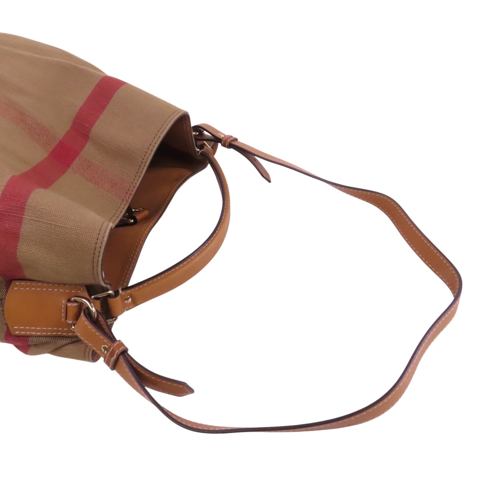 Burberry GHW Handbag Shoulder Bag - Brown, Canvas