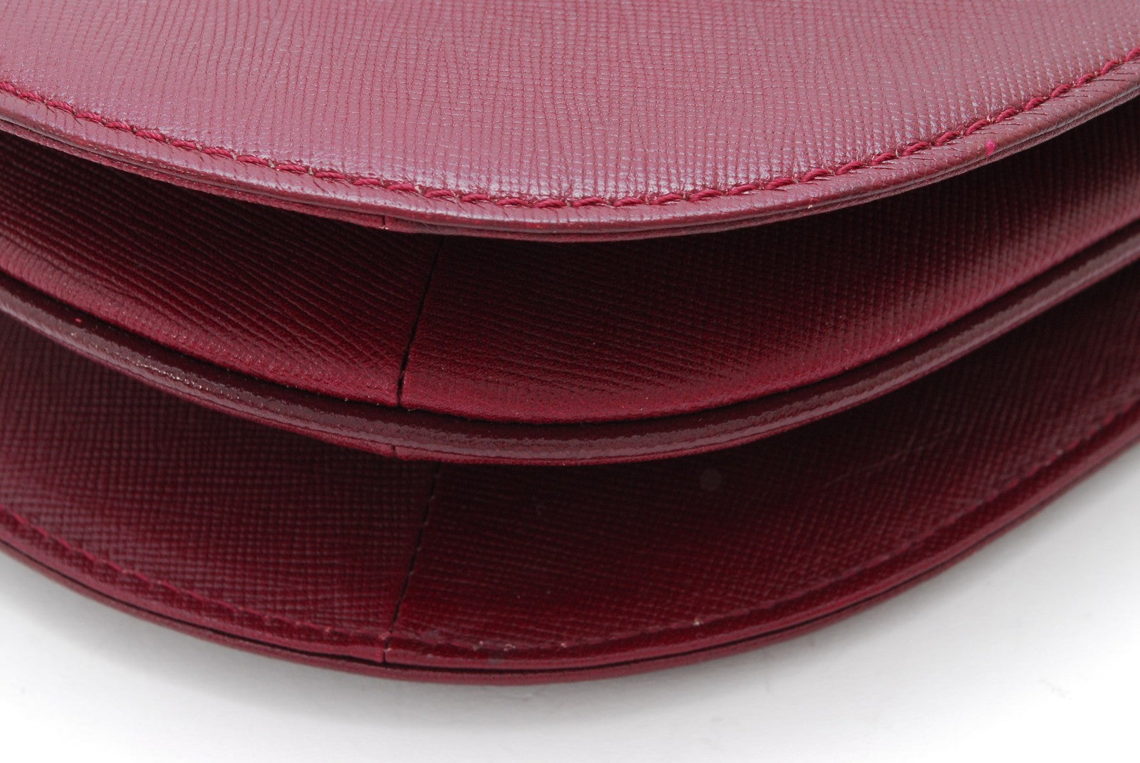 Saint Laurent Yves Shoulder Bag - Red Bordeaux, Leather