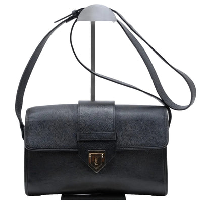 Saint Laurent Vintage YSL Shoulder Bag - Black, Leather