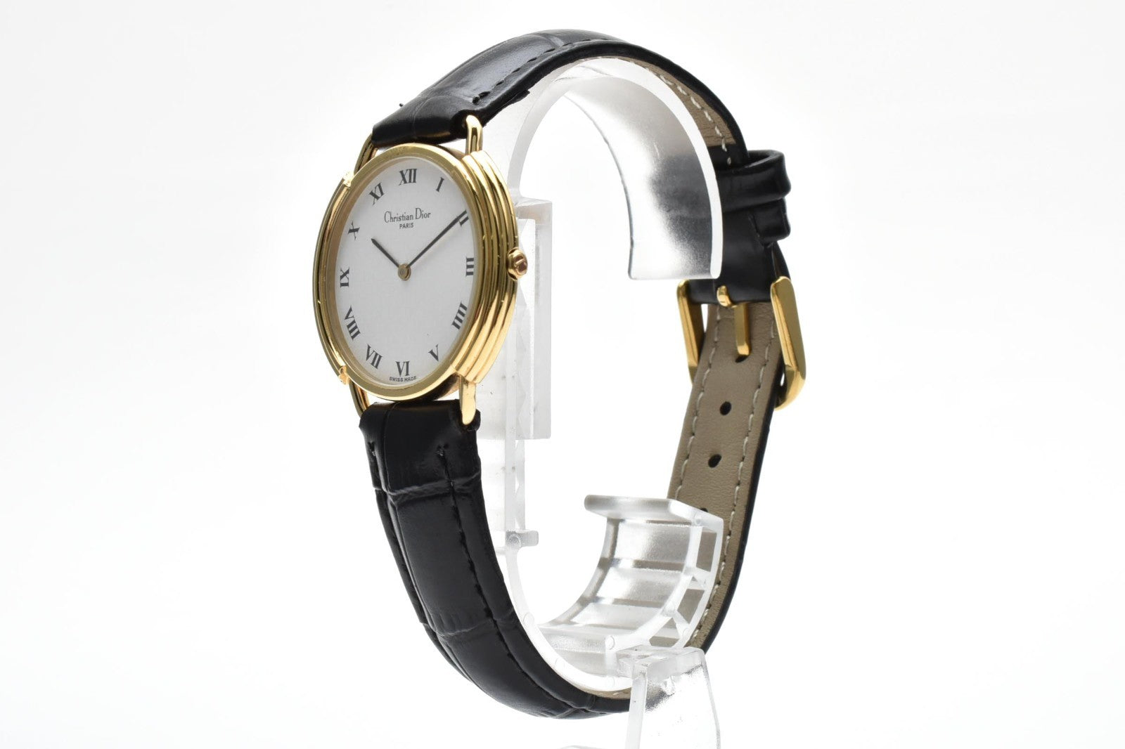 Christian Dior 59.121 Watch - White, Gold Quartz