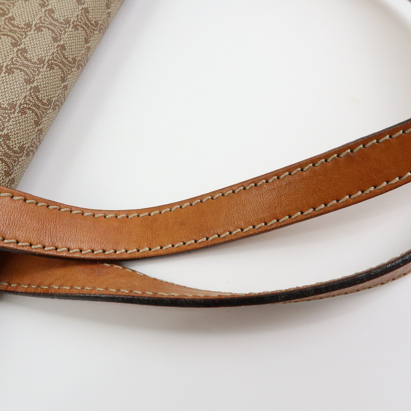Celine Macadam Hand Bag - Beige, PVC Leather