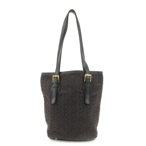 Celine C Macadam Tote Bag - Black, Canvas