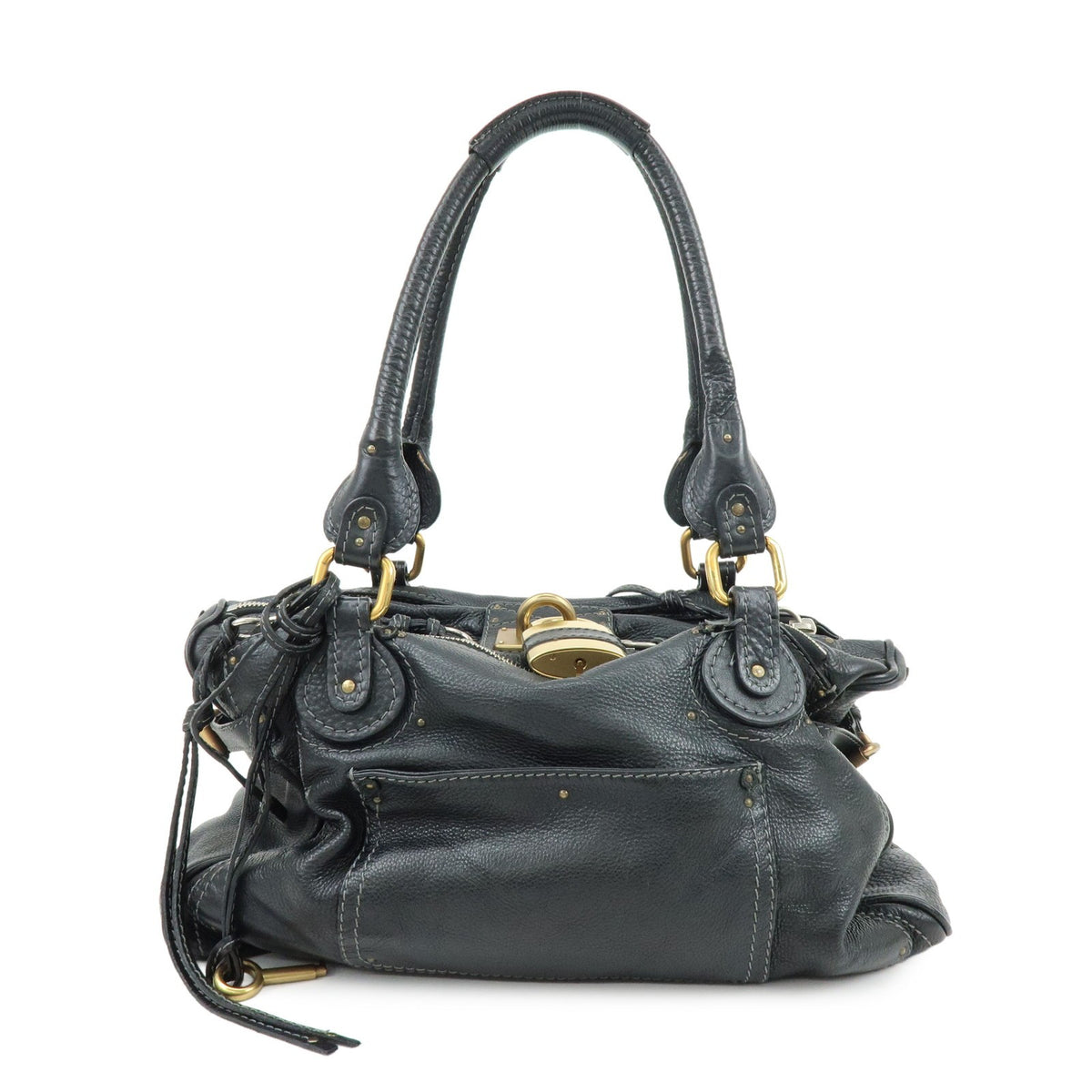 Chloe Paddington Handbag - Black, Leather