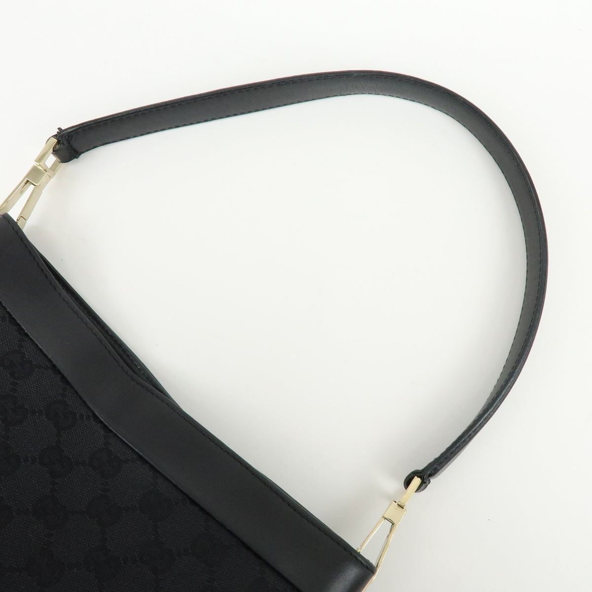 Gucci Shoulder Bag - Black, GG Canvas Leather