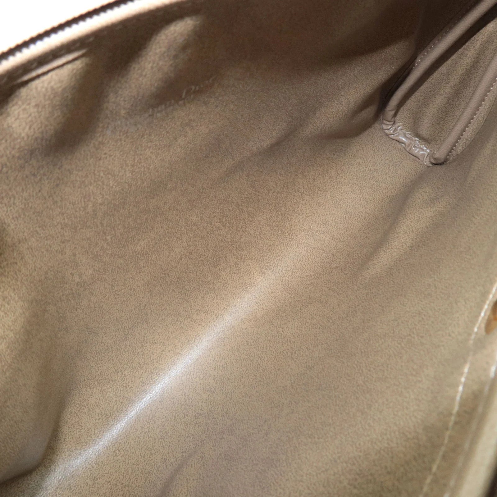 Christian Dior Honeycomb Clutch Bag - Beige, PVC Leather