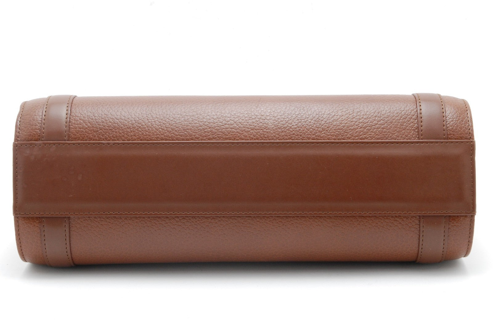 Burberry Barrel Bag Handbag - Brown, Leather