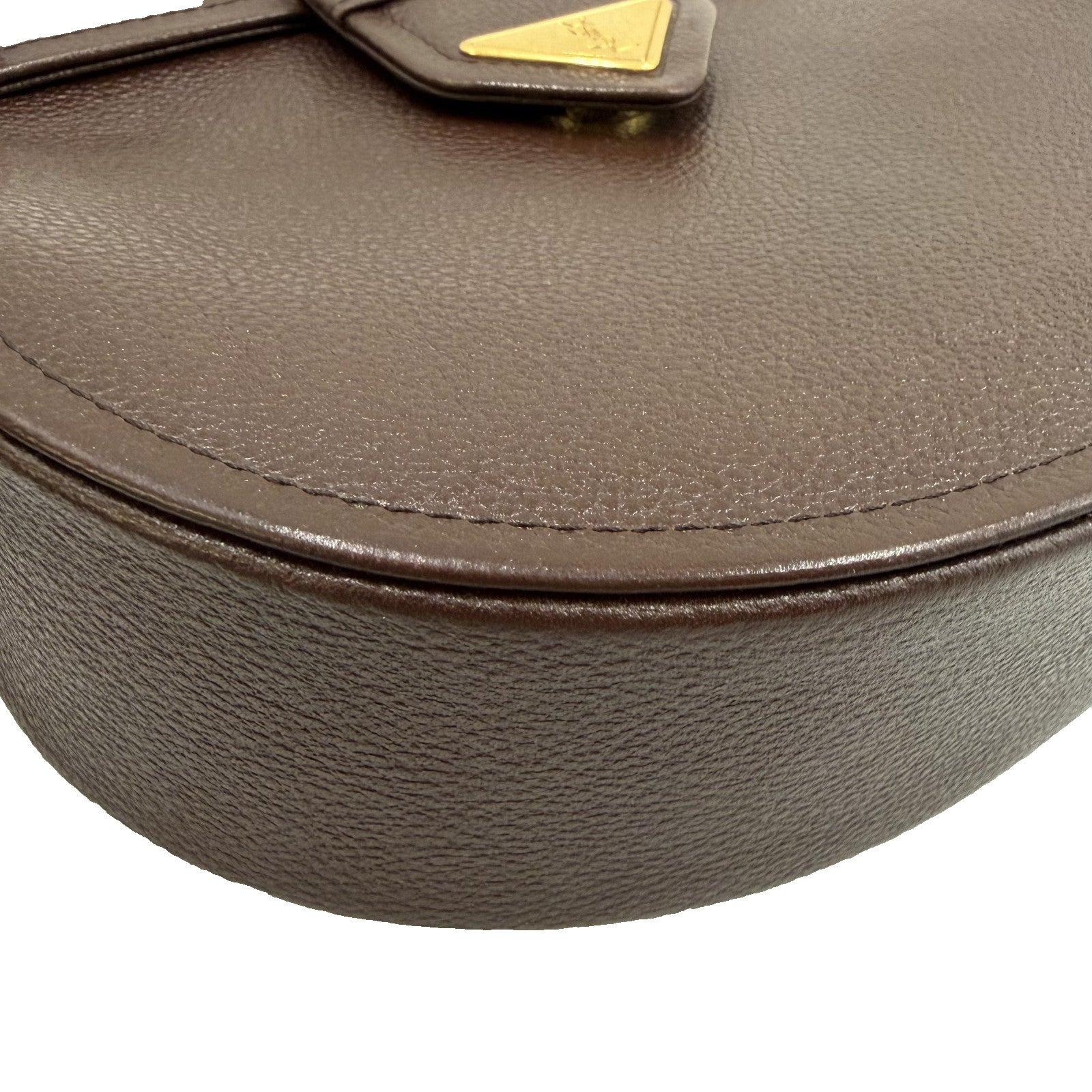Saint Laurent Vintage Shoulder Crossbody Bag - Brown, Leather