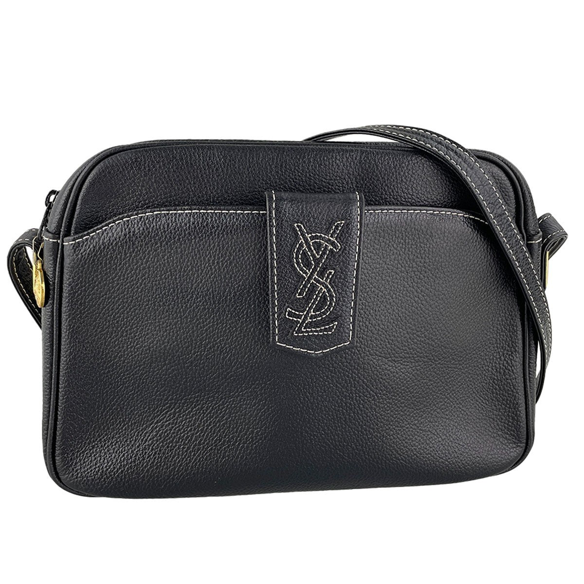 Saint Laurent Shoulder Bag - Black, Leather