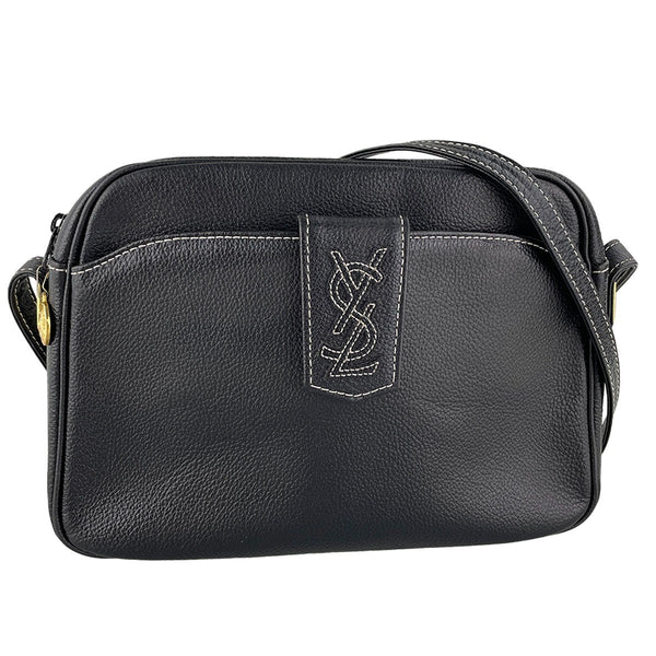 Saint Laurent Shoulder Bag - Black, Leather
