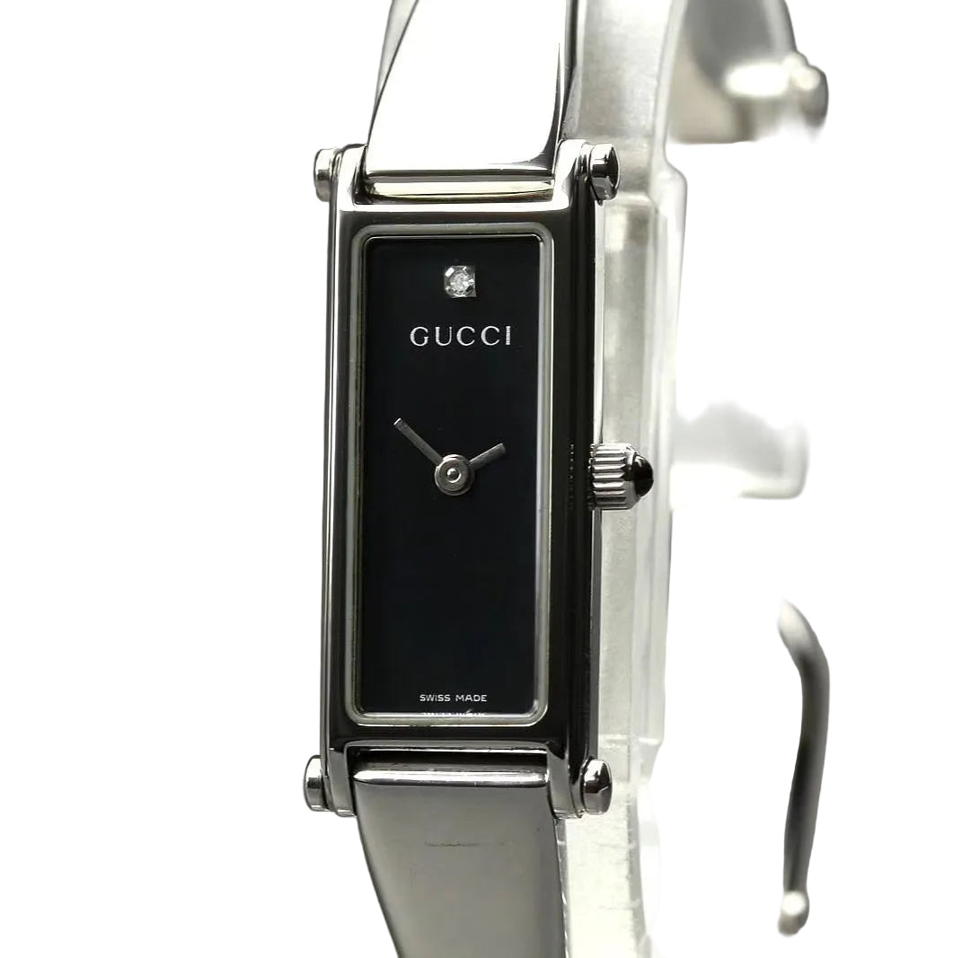 Gucci 1500L Watch - Black, Stainless Steel