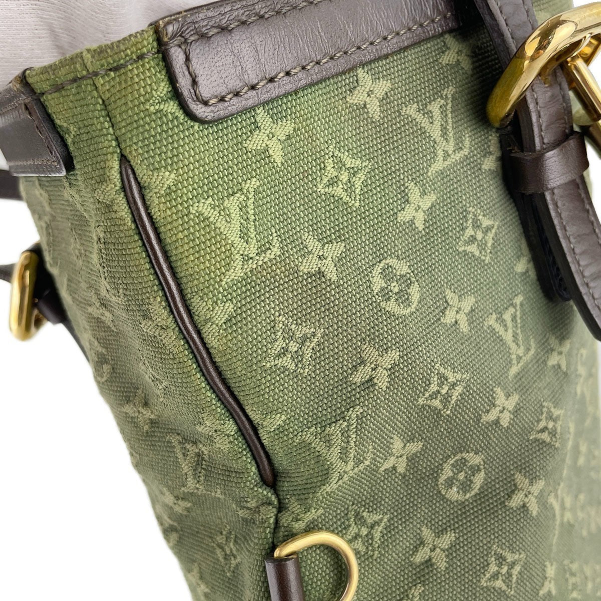 Louis Vuitton Francoise Tote Bag - Khaki, Cotton Leather