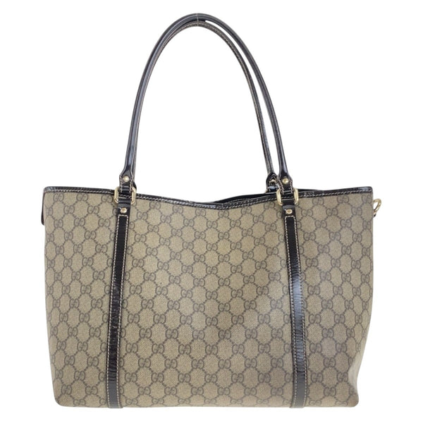 Gucci Supreme Tote Bag - Beige Brown, GG Supreme Canvas