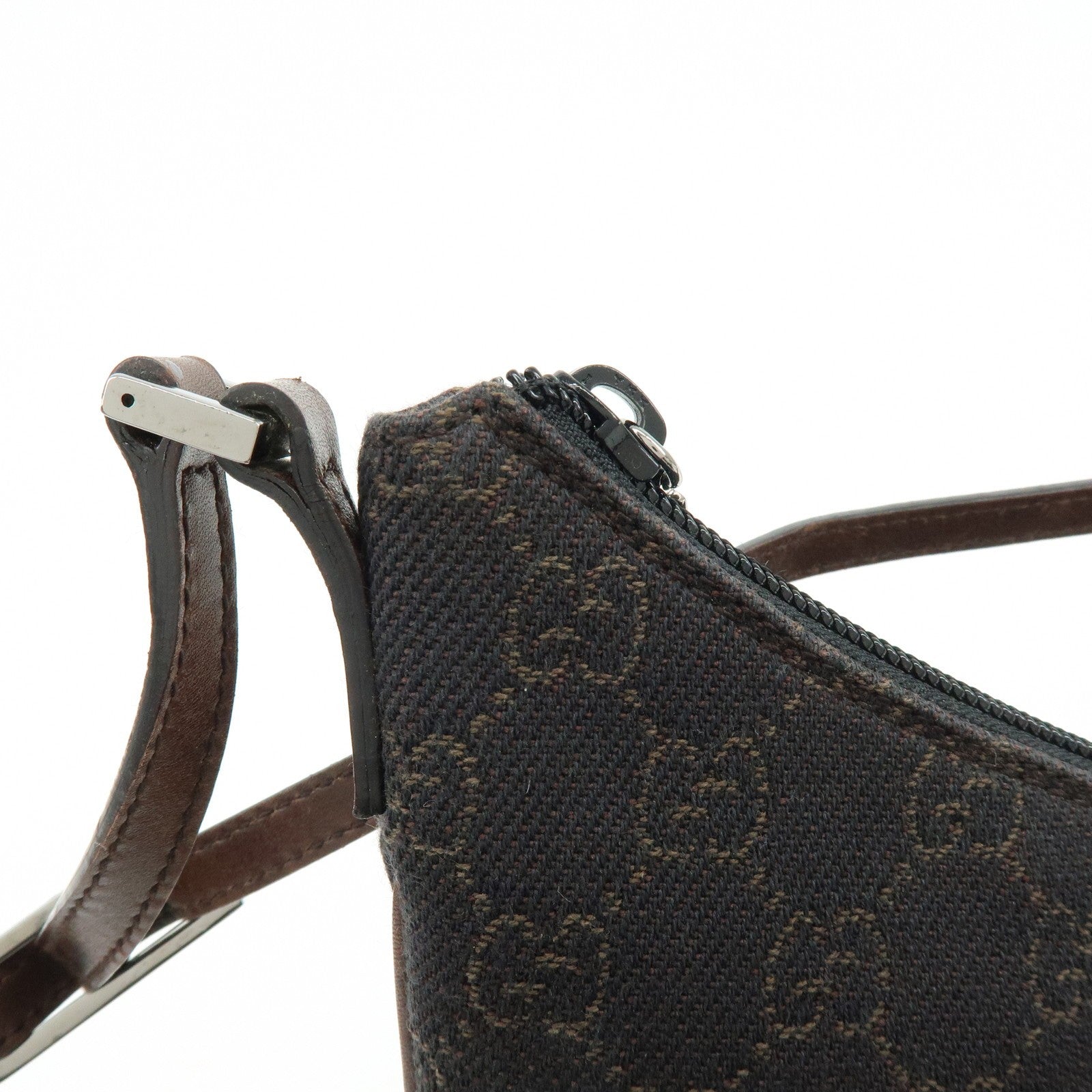 Gucci Shoulder Bag - Brown, Canvas and Leather