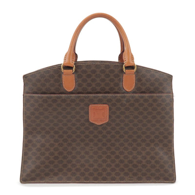 Celine Tote Bag Handbag - Brown, PVC Coated Canvas and Leather