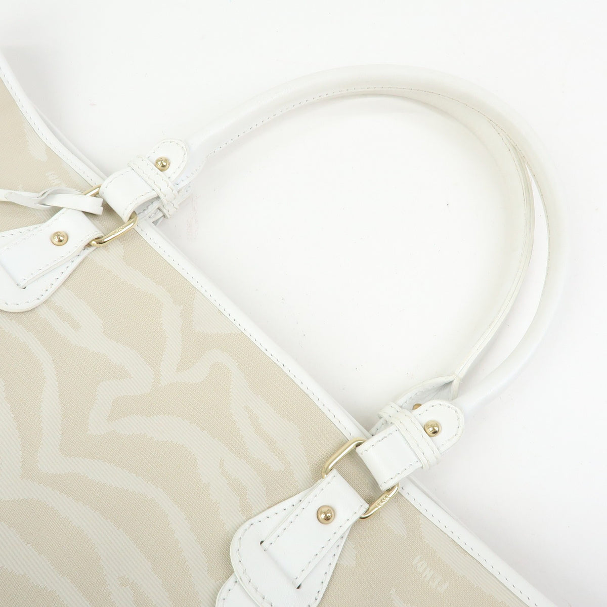 Fendi Tote Bag - Beige, Canvas Leather