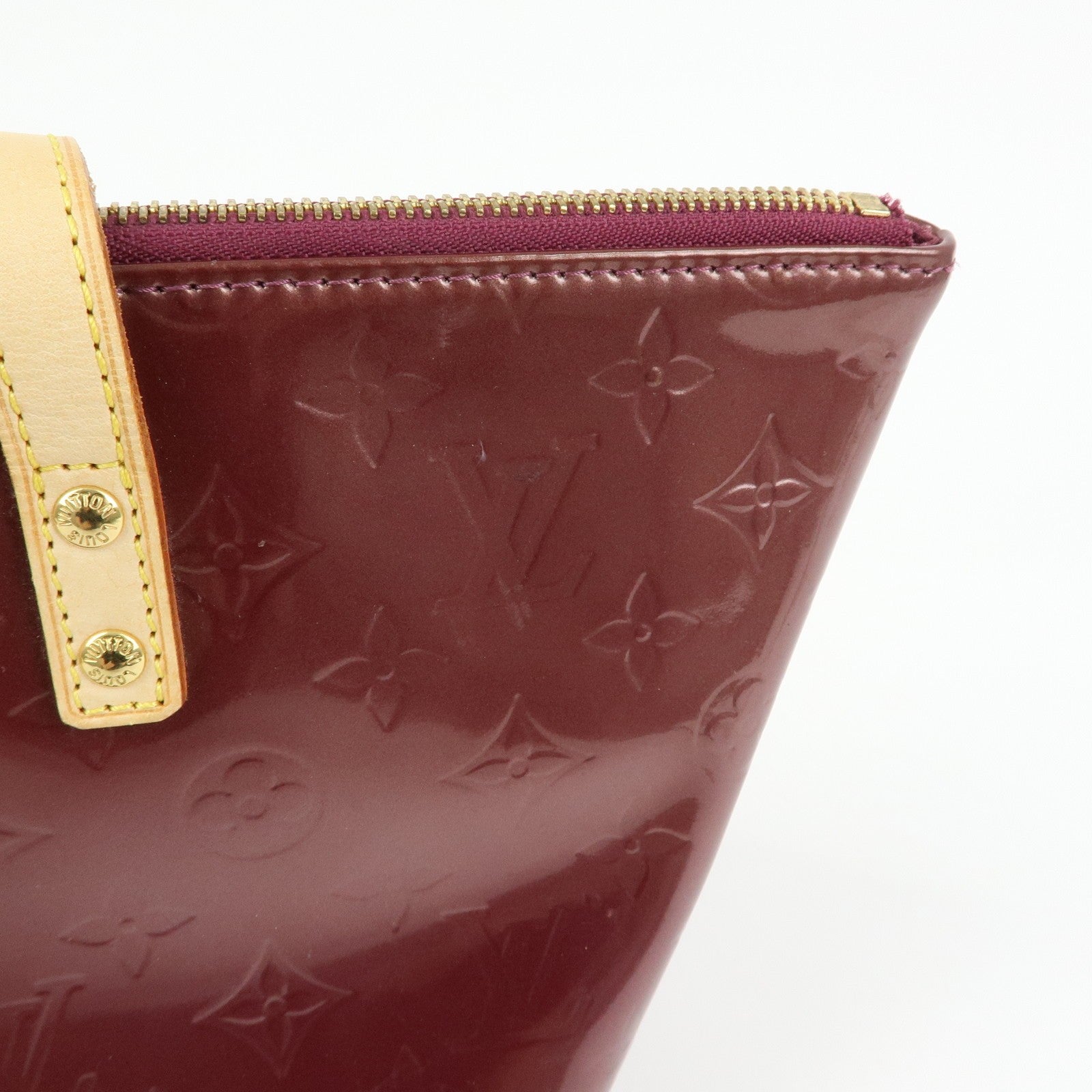 Louis Vuitton Monogram Vernis Bellevue PM Hand Bag Violet