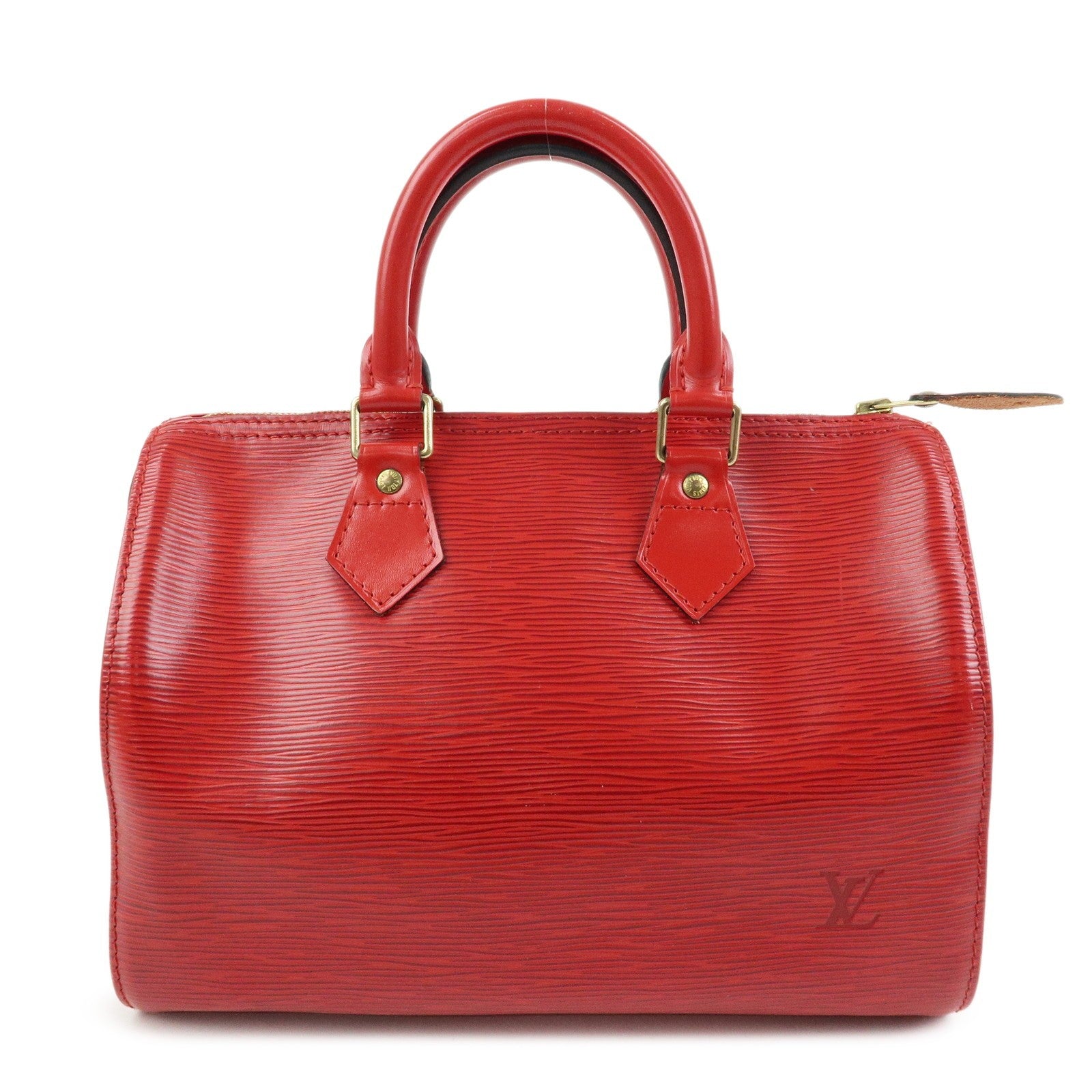 Louis Vuitton Epi Speedy 25 Boston Hand Bag - Castilian Red, Epi Leather