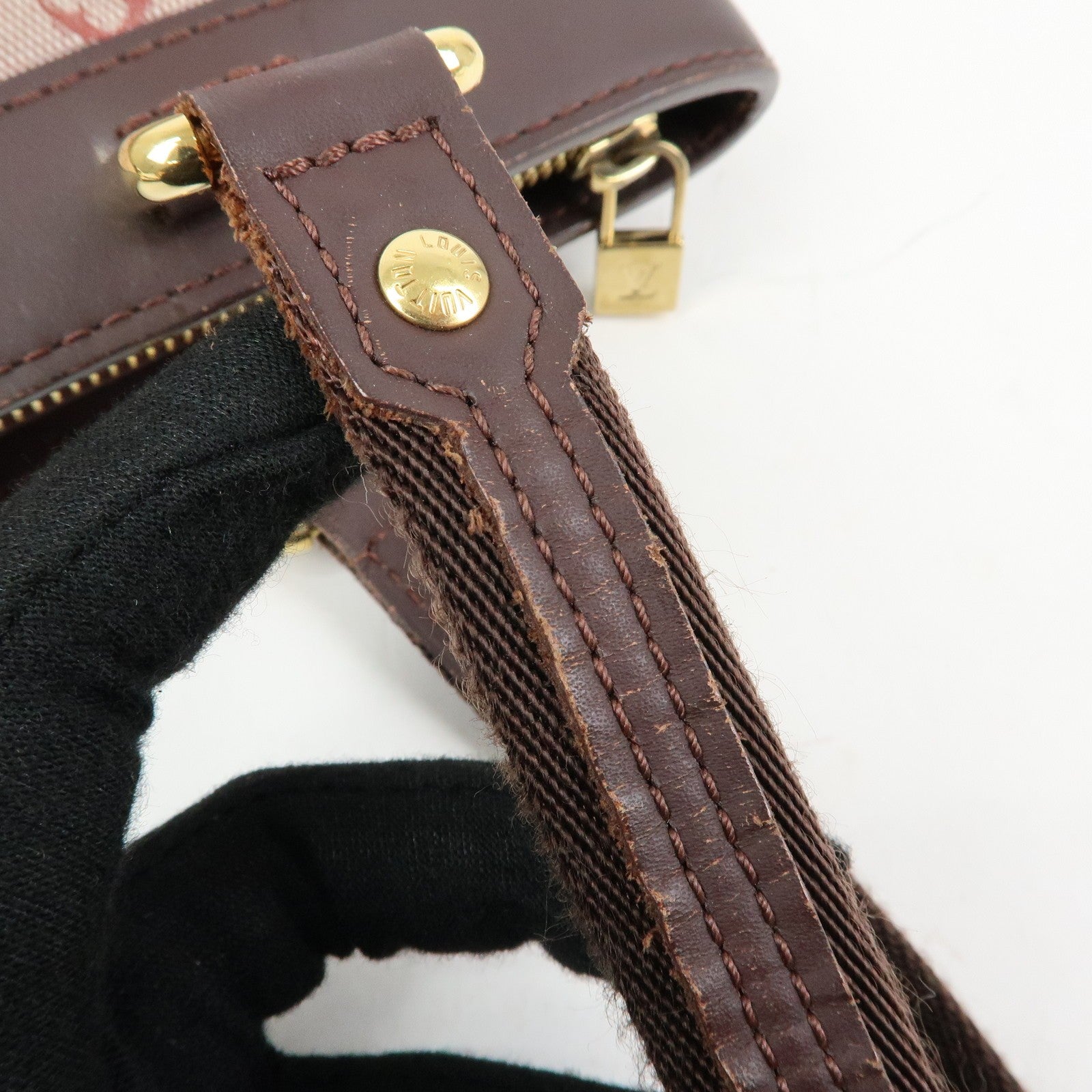 Louis Vuitton Monogram Mini Lucille PM Hand Bag - Cerise, Monogram Canvas 