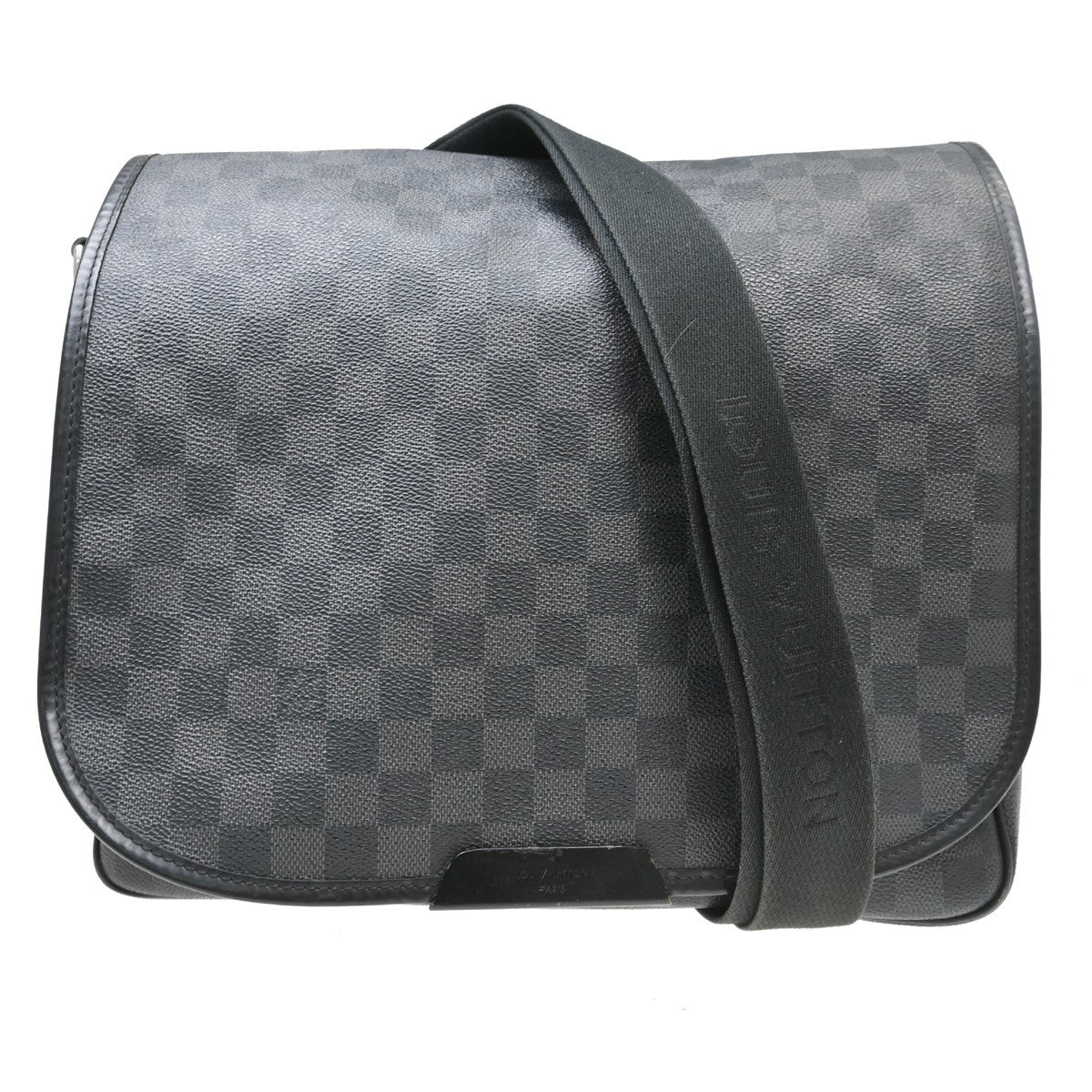 Louis Vuitton Daniel MM Messenger Bag - Black, Damier Canvas, Leather