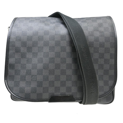 Louis Vuitton Daniel MM Messenger Bag - Black, Damier Canvas, Leather