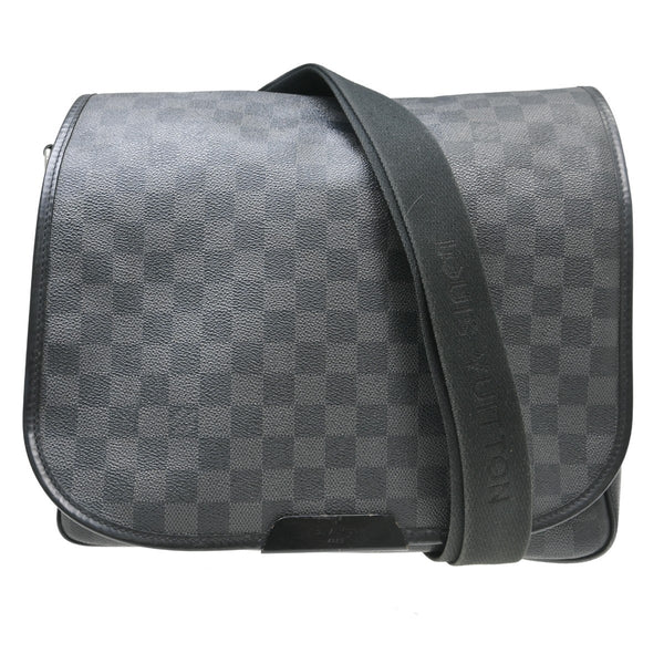 Louis Vuitton Daniel MM Messenger Bag - Black, Damier Canvas, Leather