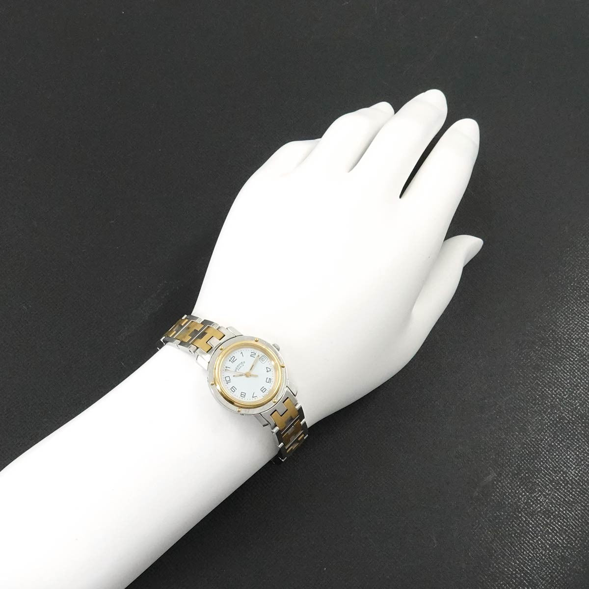 Hermès Clipper CL4 220 Watch - White, Stainless Steel