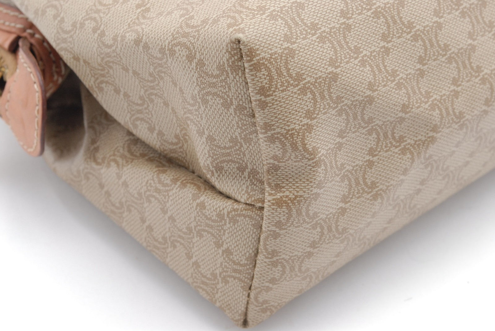 Celine C Charm Clutch Bag - Beige, PVC 