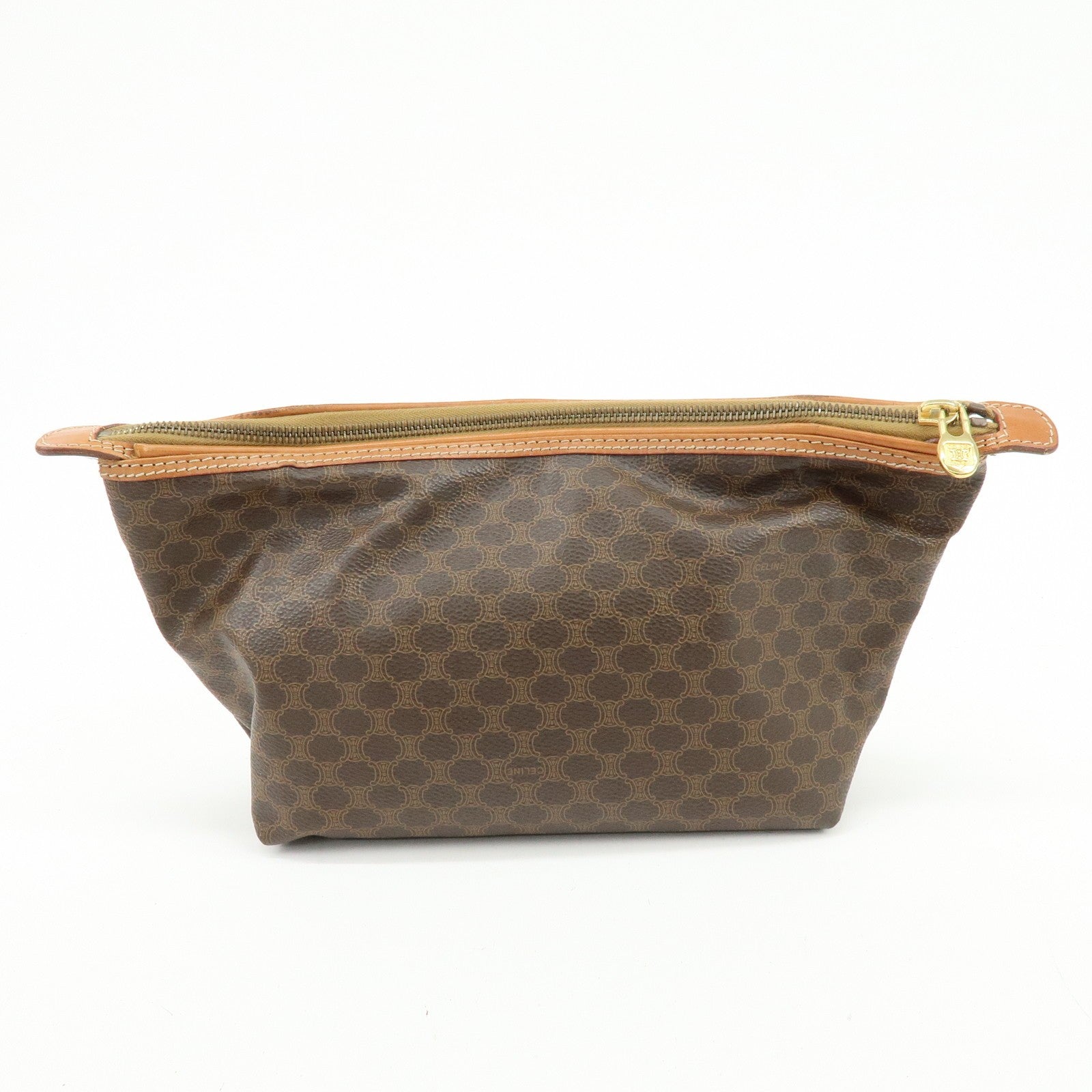 Celine Pouch Accessory Pouch - Brown, PVC Leather