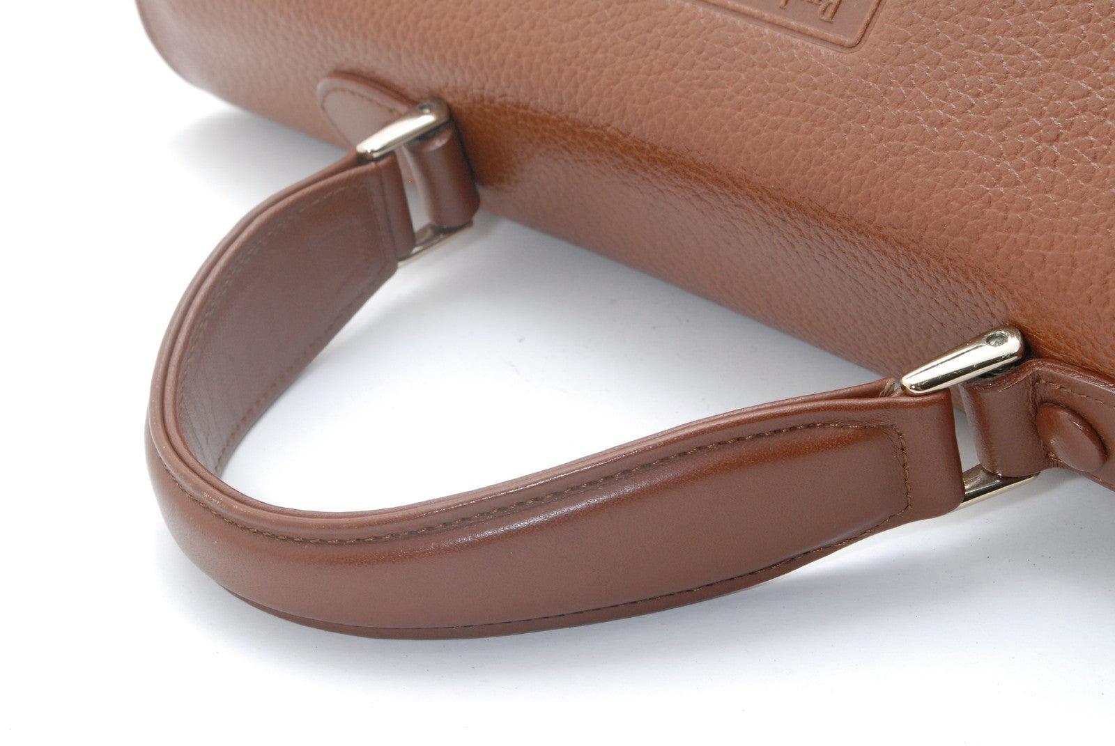 Burberry Barrel Bag Handbag - Brown, Leather